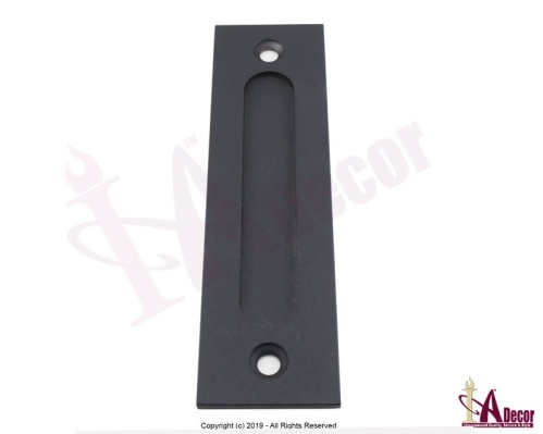 Flush Handle Black - Black Finger Pull Handle - Pocket Handle Black