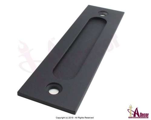 Flush Handle Black - Black Finger Pull Handle - Pocket Handle Black