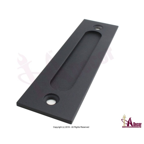 Flush Handle Black - Black Finger Pull Handle - Pocket Handle Black